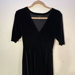 Forever 21 Black Midi Dress